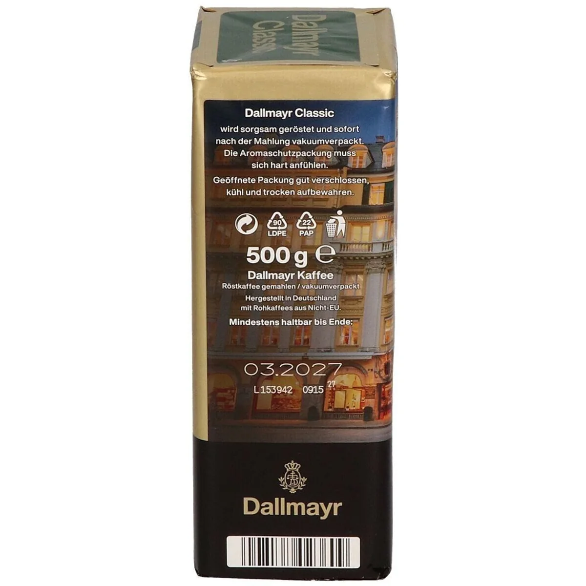 Dallmayr Kaffee Classic, ausgewogenes Aroma, 500 g gemahlen 4