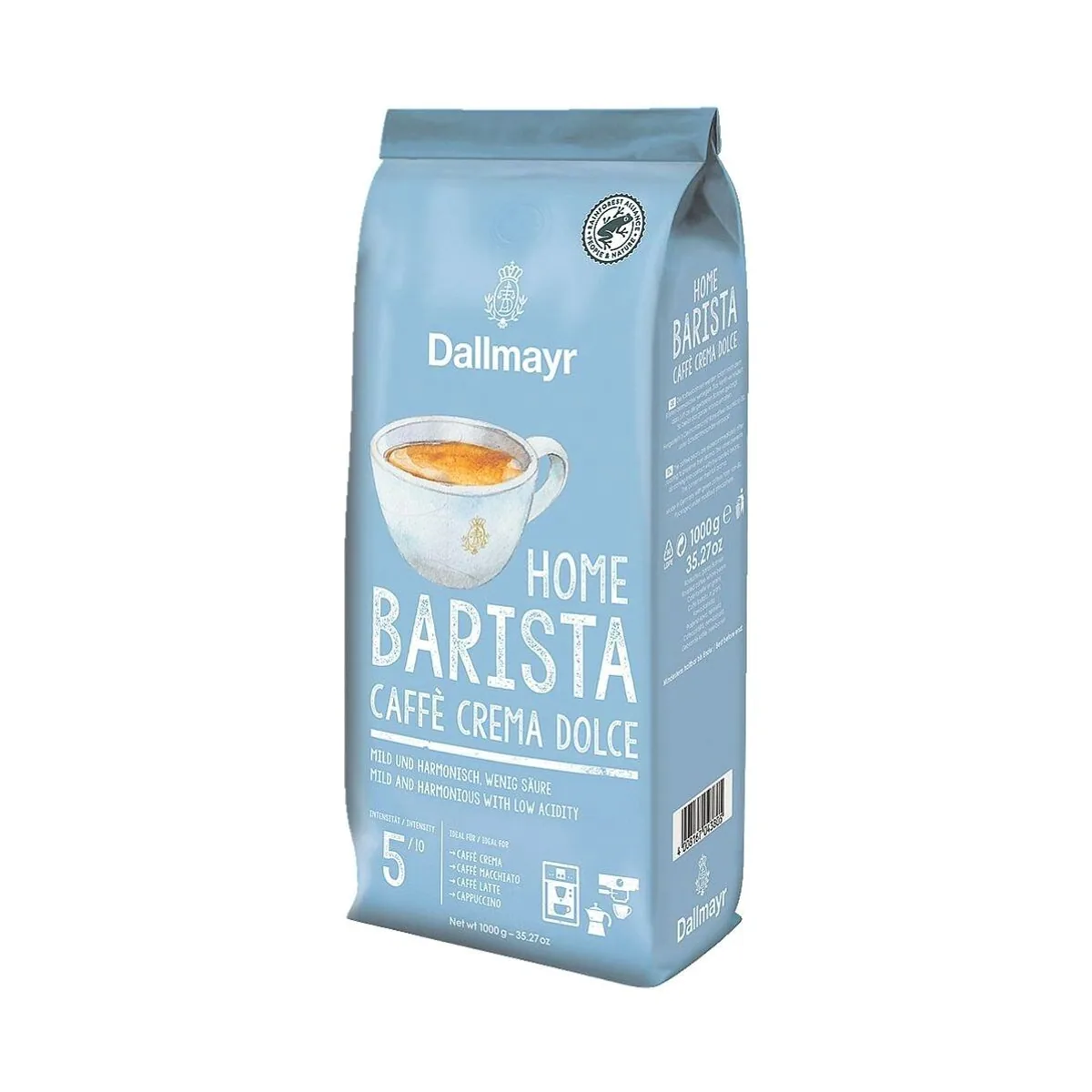 Dallmayr Home Barista Caffè Crema Dolce, milder Geschmack, nussiges Aroma, 1000 g 3