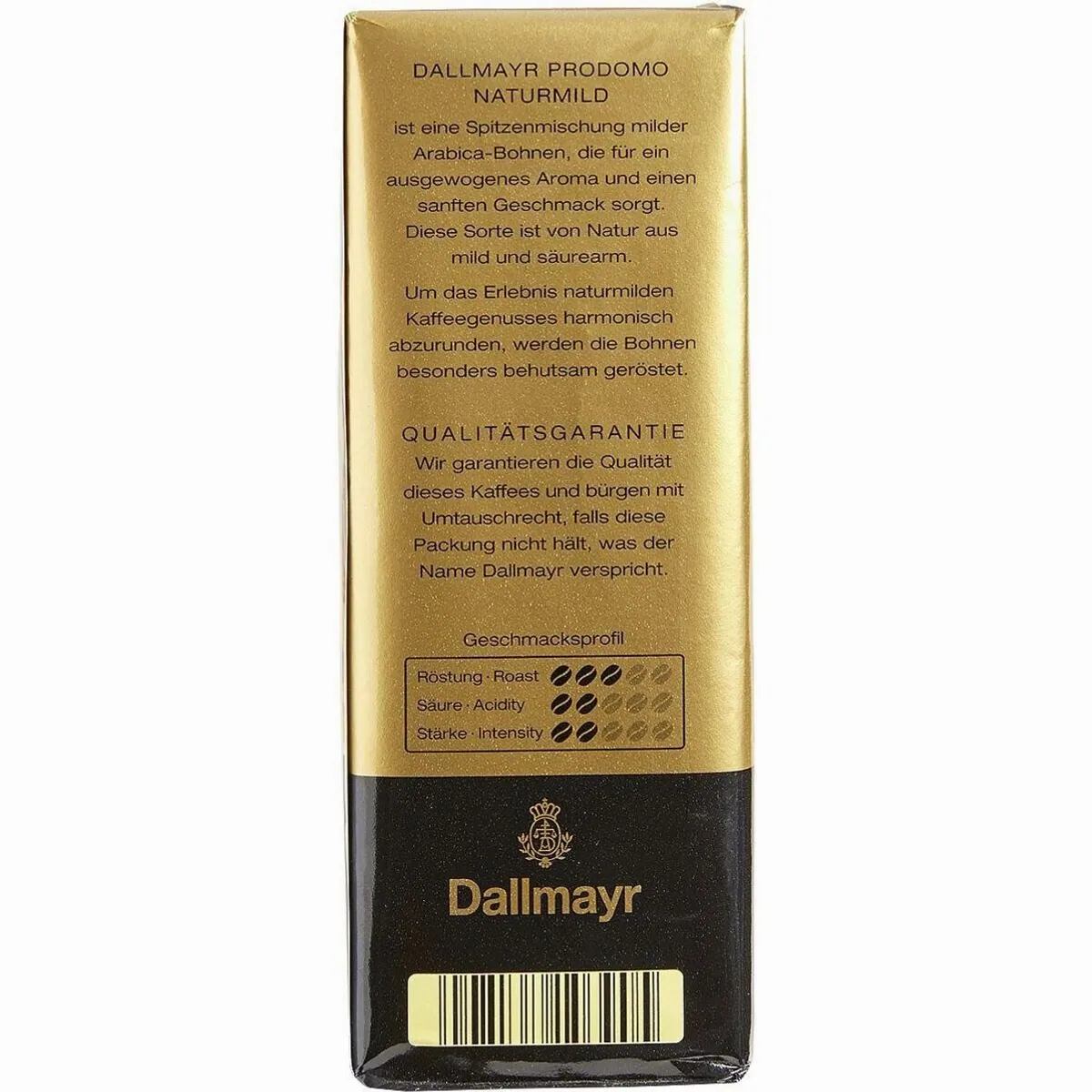 Dallmayr Kaffee prodomo naturmild, gemahlen, mild & säurearm 3