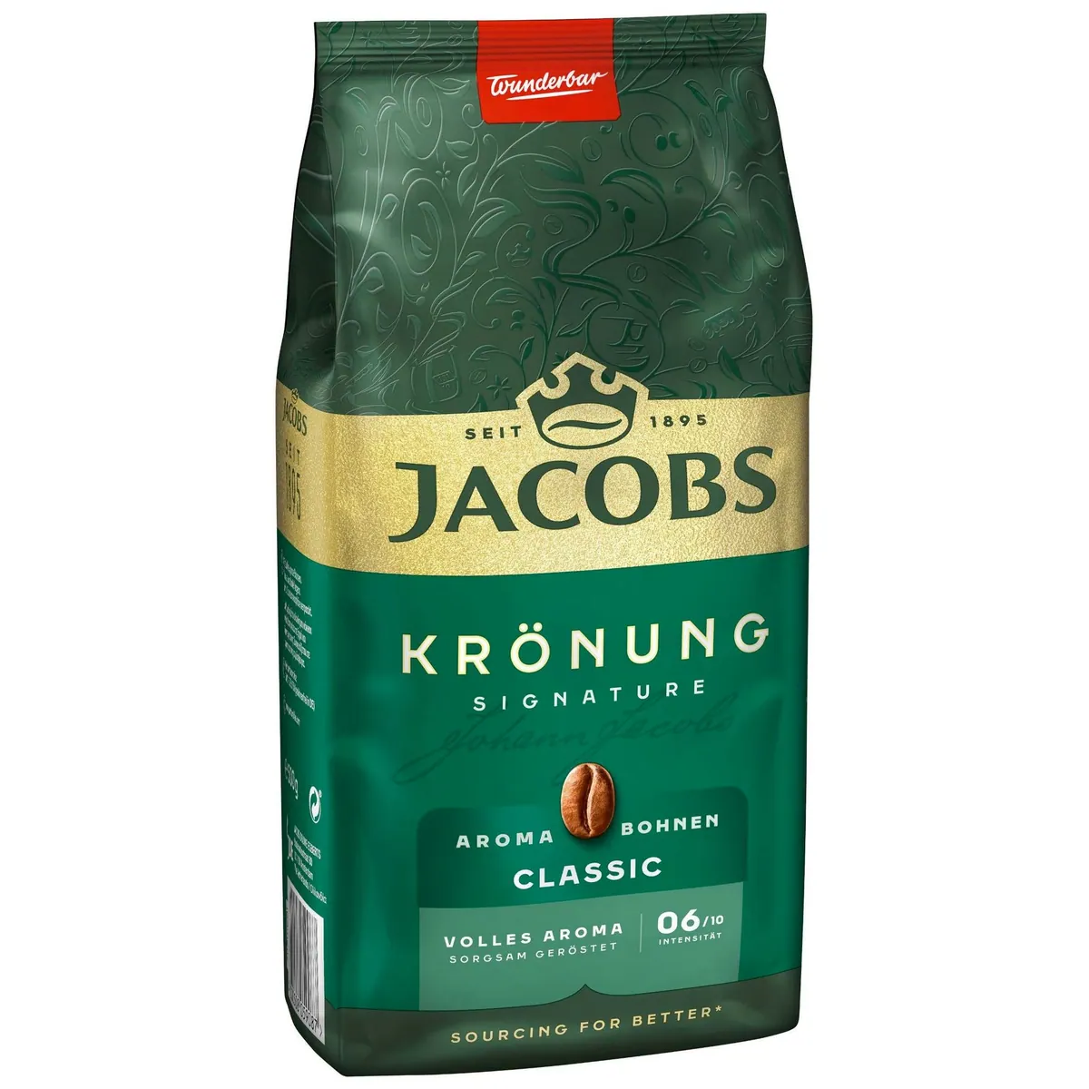 Jacobs Krönung Aroma-Bohnen Classic, vollmundiges Verwöhnaroma, 12 x 500g 3