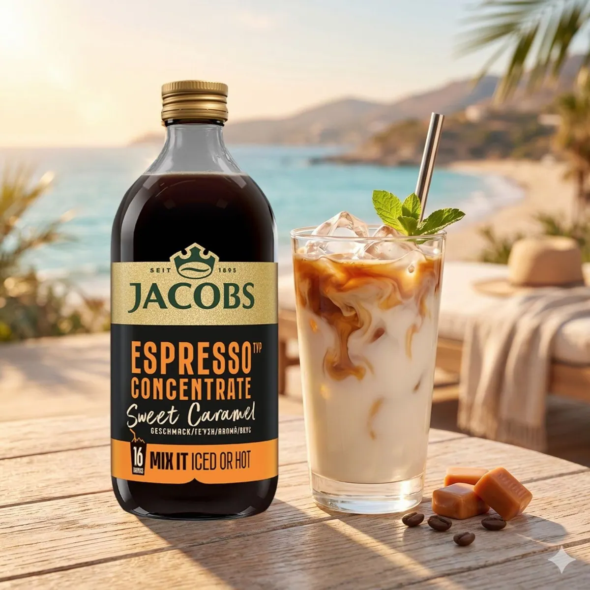 Jacobs Espresso Kaffeekonzentrat Caramel, Ideal für kreative Kaffee-Spezialitäten 2