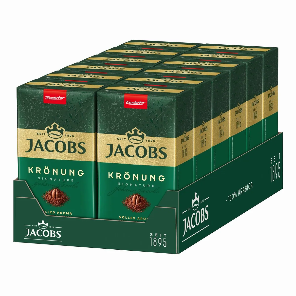 Jacobs Krönung Röstkaffee, ausgewogenes Aroma, 12 x 500 g