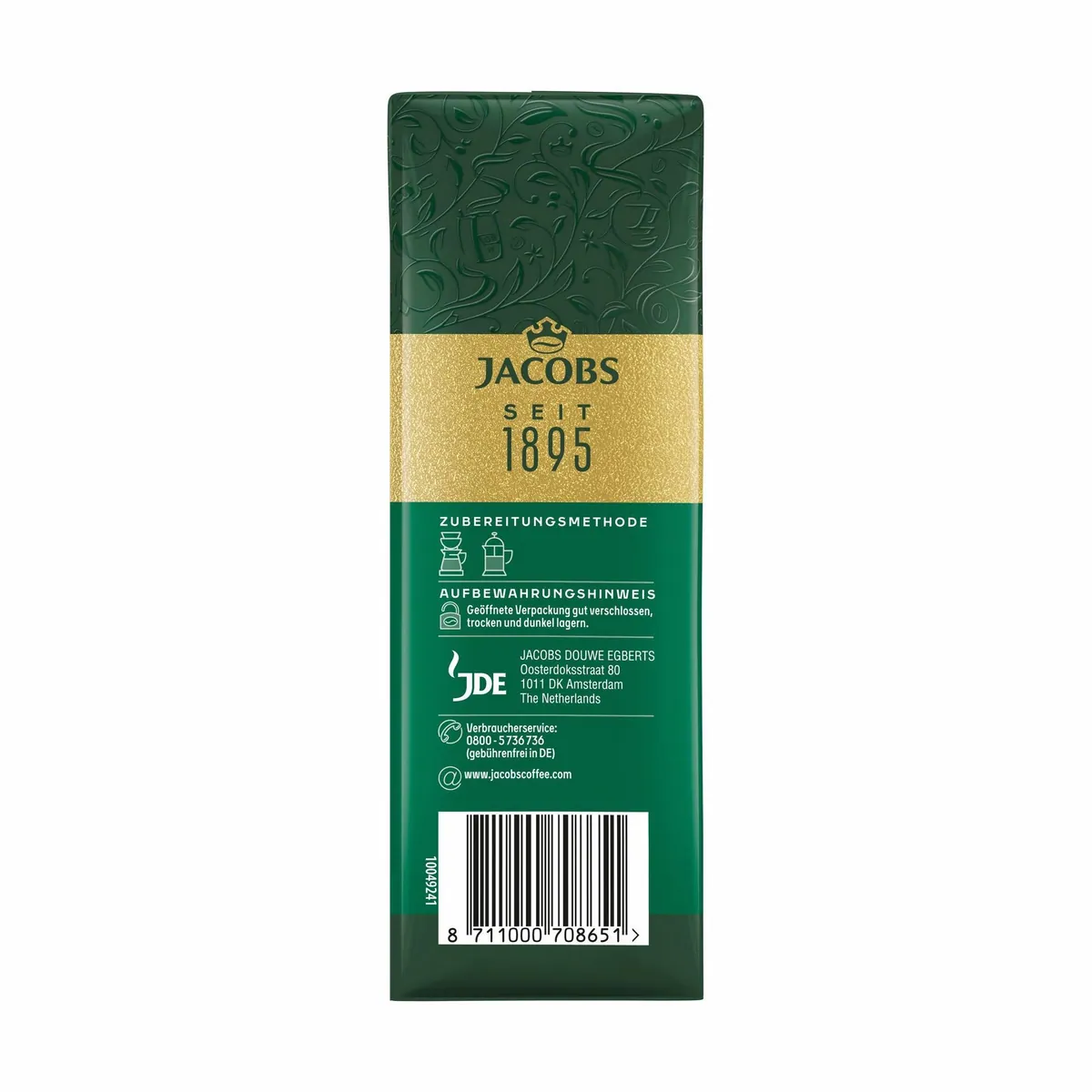 Jacobs Krönung Röstkaffee, ausgewogenes Aroma, 12 x 500 g 4