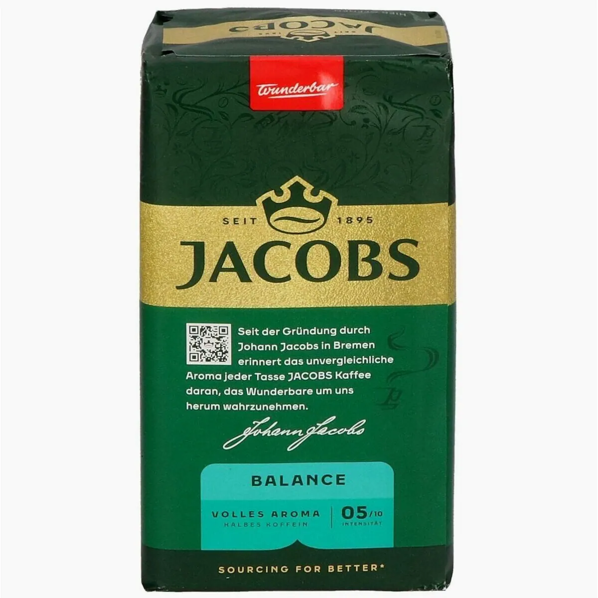 Jacobs Krönung Balance, 500 g, gemahlen, 50% entkoffeiniert 3