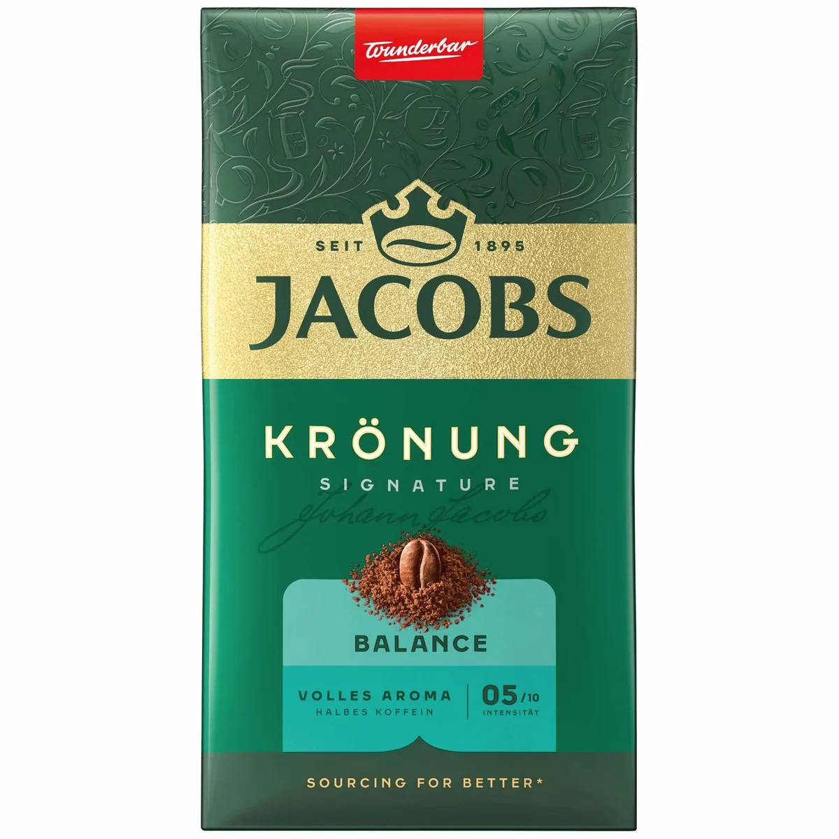 Jacobs Krönung Balance Röstkaffee, harmonisch und weich — 12 x 500 g 2