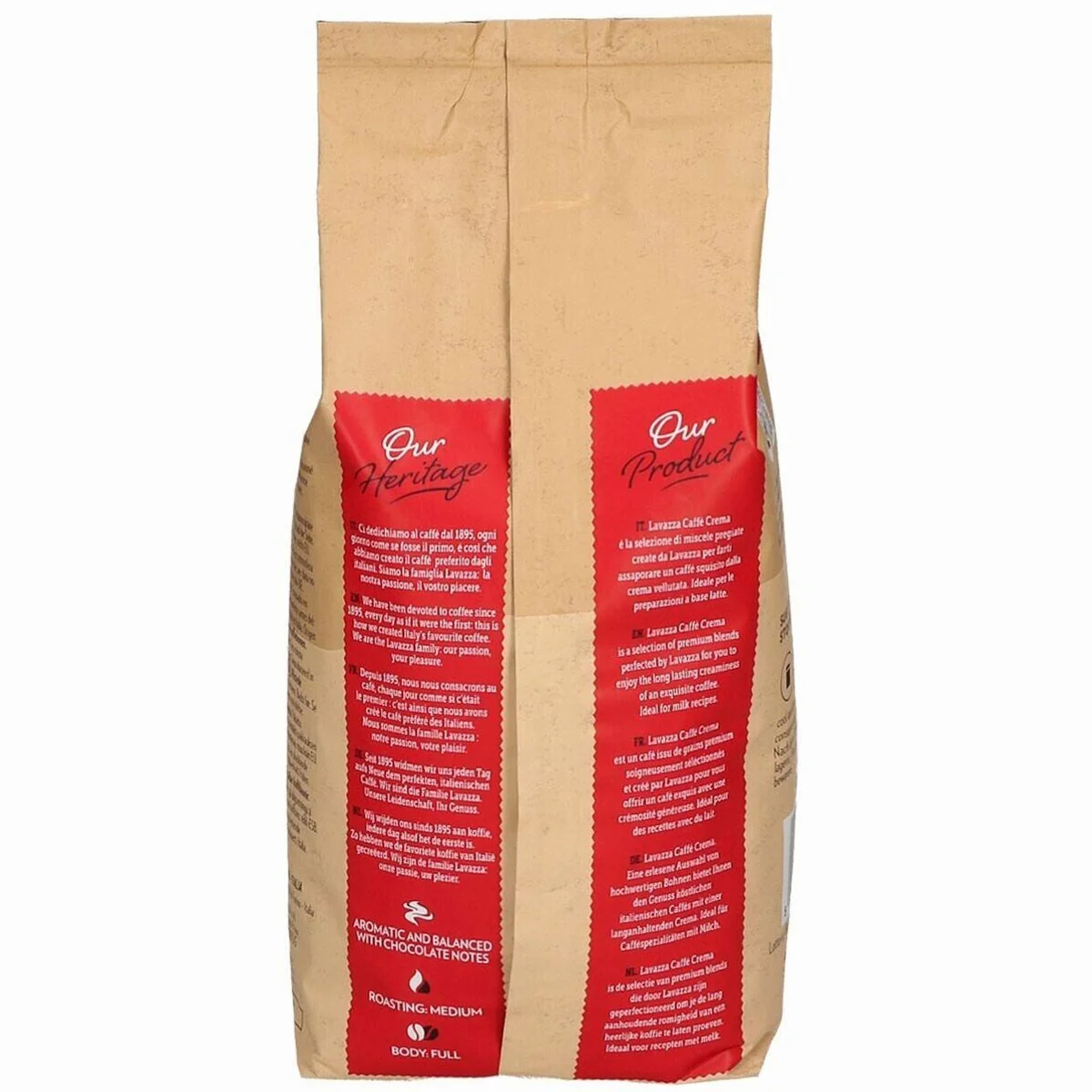 Lavazza Caffè Crema Classico, milder Geschmack, 70% Arabica, 500 g 3