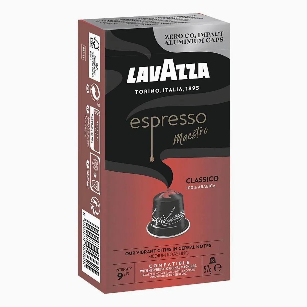 Lavazza Espresso Maestro CLASSICO, ausgewogenes Aroma, 100% Arabica