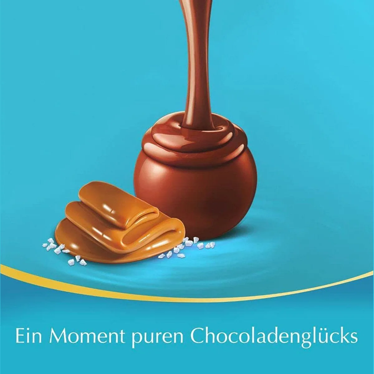 Lindt Lindor Kugeln Caramel mit Salz, zartschmelzende Füllung – 137g Genuss 2