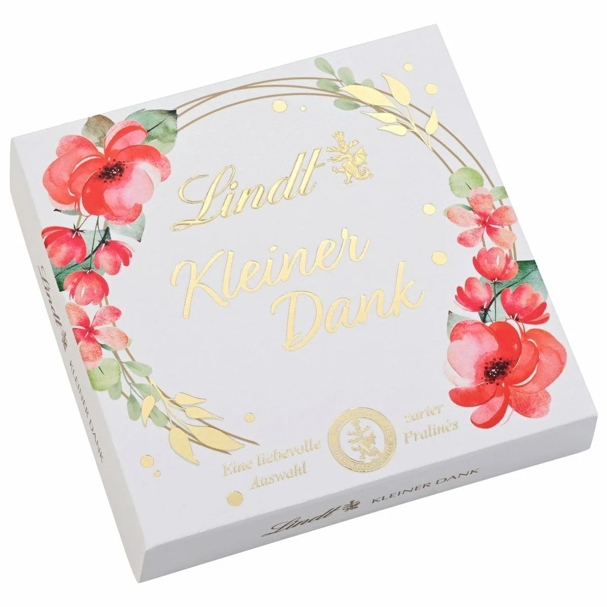Lindt Kleiner Dank Pralinen Mischung, edle Schokolade, stilvolle Geschenkverpackung