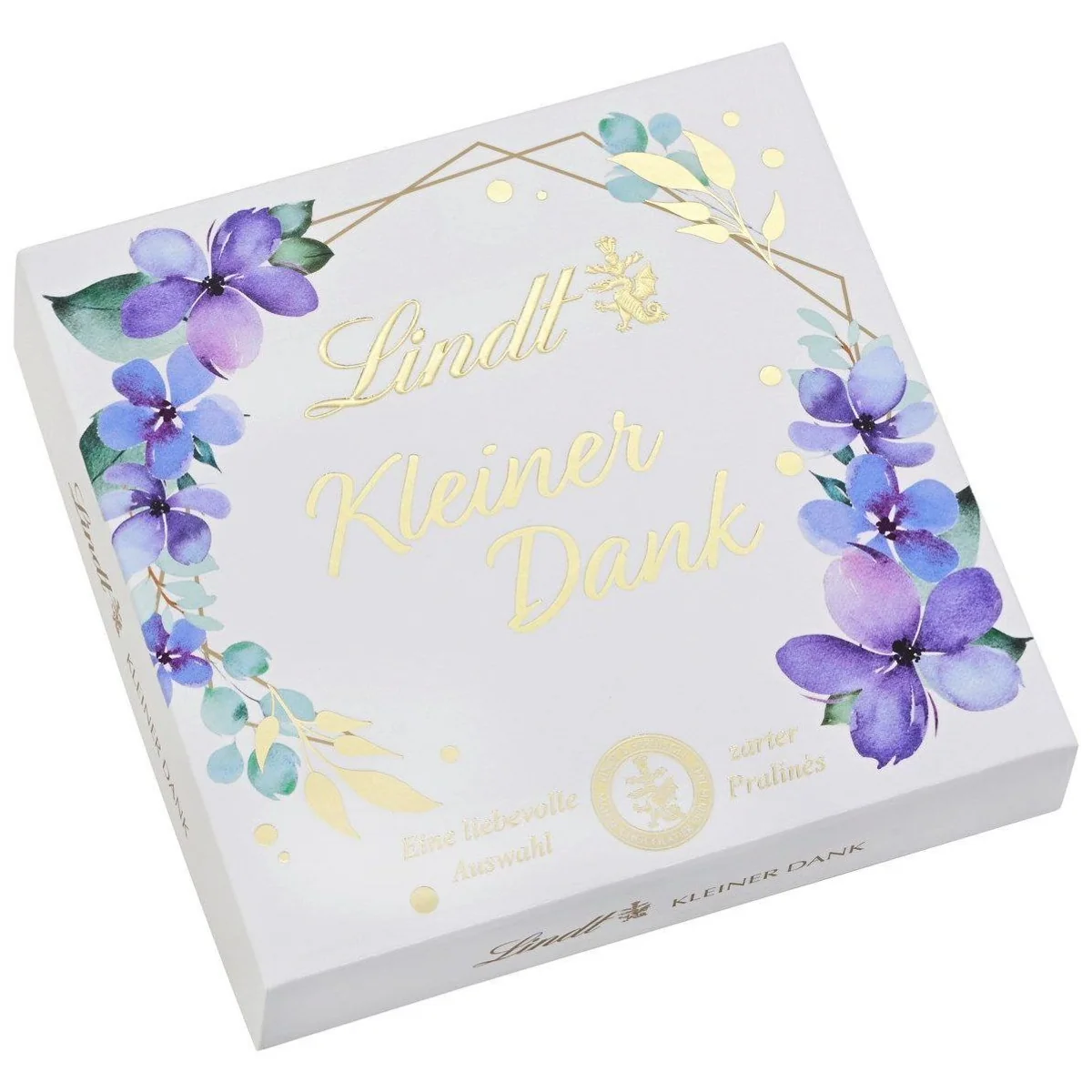 Lindt Kleiner Dank Pralinen Mischung, edle Schokolade, stilvolle Geschenkverpackung 2