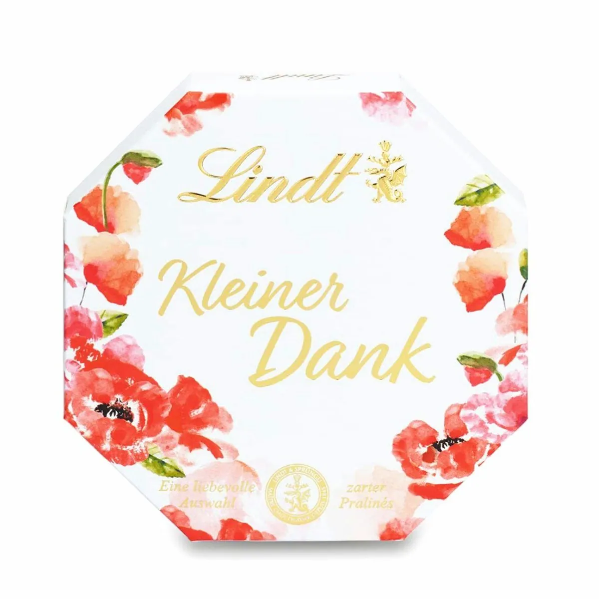 Lindt Kleiner Dank Pralinen Mischung, Geschenkverpackung 40g 4er Pack — stilvoll danken, edle Pralinen, perfekte Mitbringsel 2
