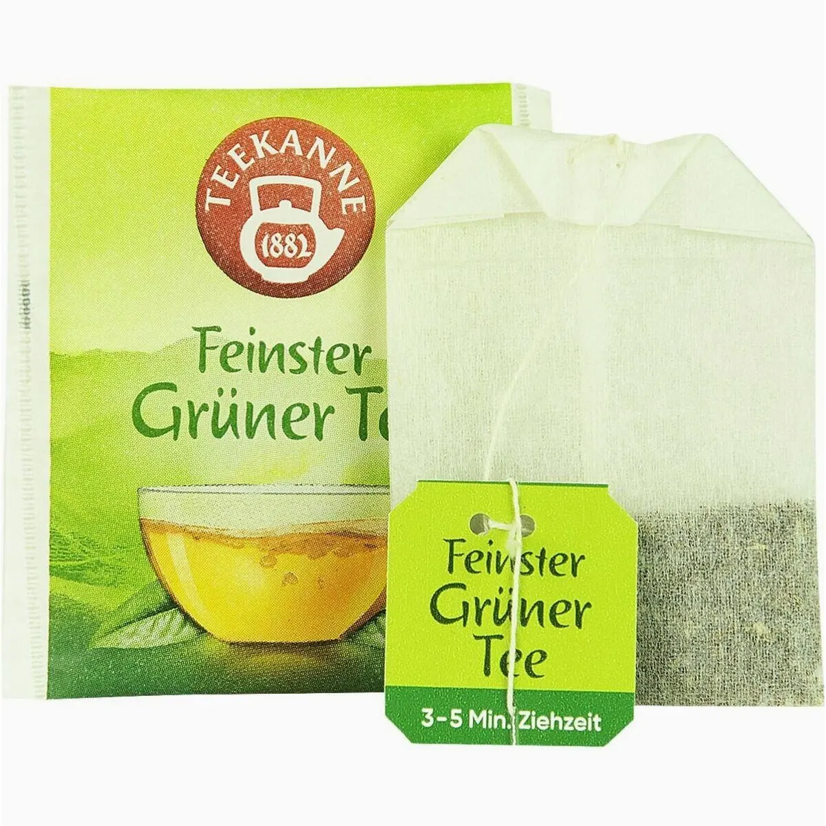 Teekanne Grüner Tee, klassischer Grüntee, frisch-herber Geschmack, 20 Beutel 3