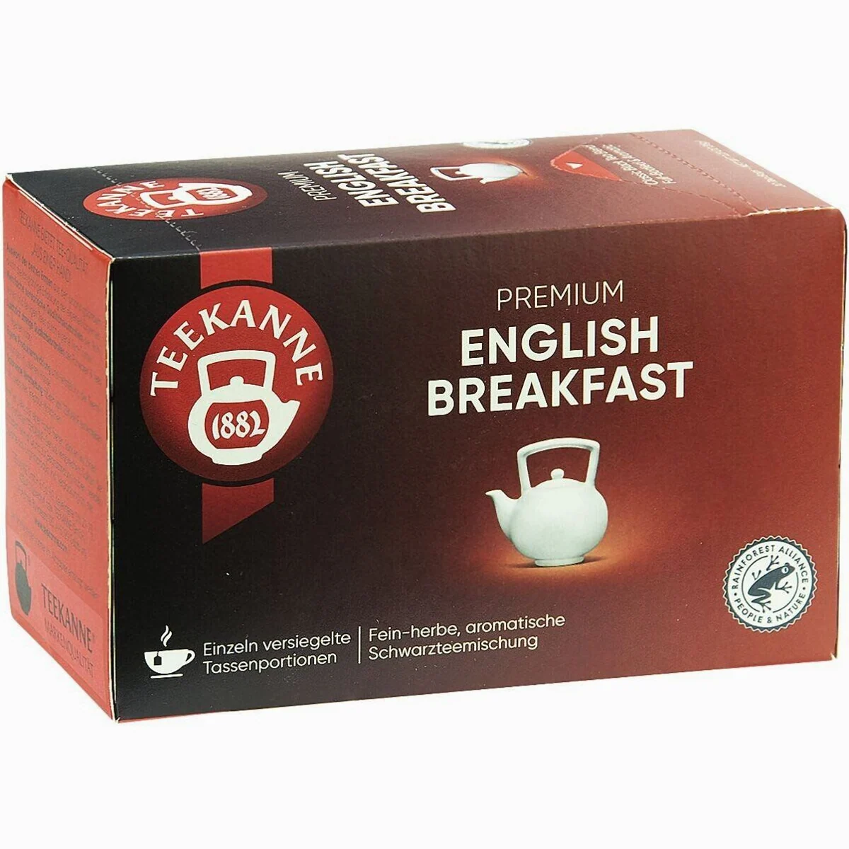 Teekanne Organic English Breakfast, aromatischer Schwarztee, 20 Beutel 2