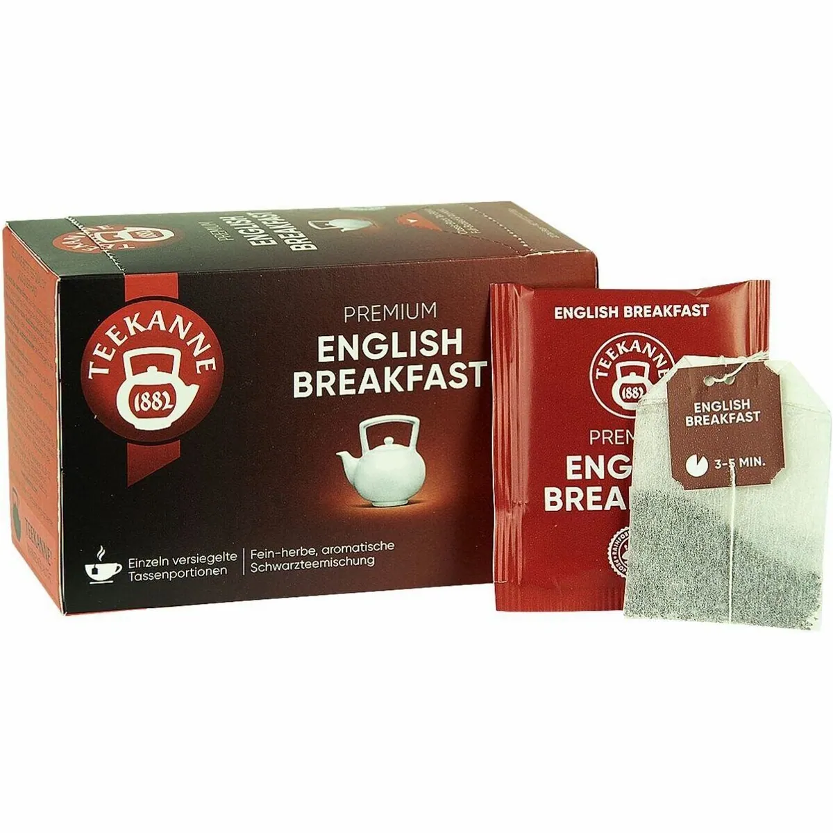 Teekanne Organic English Breakfast, aromatischer Schwarztee, 20 Beutel 3