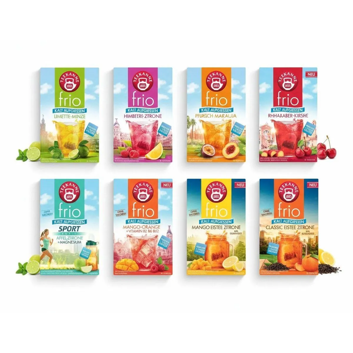 Teekanne FRIO Tee, einfache Zubereitung, vielfältige Geschmacksrichtungen, ideal für unterwegs