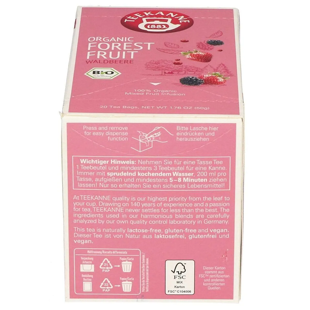 Teekanne Waldbeere Tee, fruchtig-süß, 20 Beutel 4